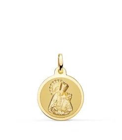 Medalla Virgen De Los Desamparados Oro 18K 16Mm Brillo<Alda Joyeros Best