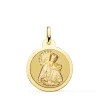 Medalla Virgen De Los Desamparados Oro 18K 20Mm Brillo<Alda Joyeros Fashion