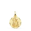 Medalla Virgen De Los Desamparados Oro 18K 16Mm Tallada<Alda Joyeros Store