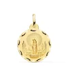 Medalla Virgen Del Pilar 18 Ktes 22Mm Tallada<Alda Joyeros Discount