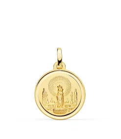 Medalla Virgen Del Pilar 18 Ktes 18 Mm<Alda Joyeros Best Sale