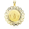 Medalla Virgen Del Pilar 18K 40Mm Cerco<Alda Joyeros Discount