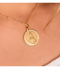 Medalla Virgen Del Rocio Oro 18K Bisel 18 Mm<Alda Joyeros Cheap