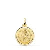 Medalla Virgen Del Rocio Oro 18K Bisel 16 Mm<Alda Joyeros Clearance
