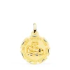 Medalla Virgen Inmaculada Niña Oro 18K 18Mm Tallada<Alda Joyeros Shop