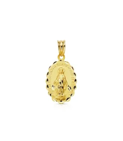 Medalla Virgen Milagrosa 9 Ktes 21Mm<Alda Joyeros Discount