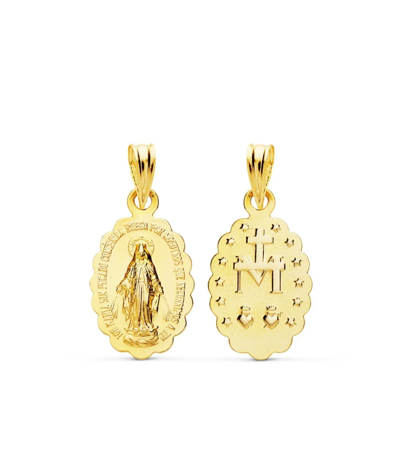 Medalla Virgen Milagrosa Oro Amarillo 18K 15Mm<Alda Joyeros Best
