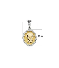 Medalla Virgen Niña Bicolor 9 Ktes<Alda Joyeros Cheap