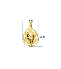 Medalla Virgen Niña Calada 9 Ktes<Alda Joyeros Flash Sale