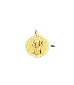 Medalla Virgen Niña Calada 18 Ktes<Alda Joyeros Cheap