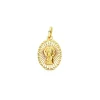 Medalla Virgen Niña Calada 18 Ktes<Alda Joyeros Store