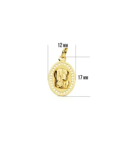 Medalla Virgen Niña Calada 9 Ktes<Alda Joyeros Cheap