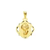 Medalla Virgen Niña Calada Oro Amarillo 18 K 16Mm<Alda Joyeros Cheap