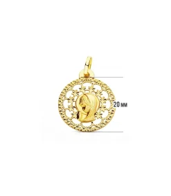 Medalla Virgen Niña Estrellas 18 Ktes<Alda Joyeros Sale