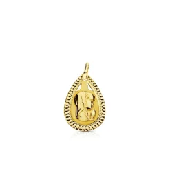 Medalla Virgen Niña Gota 9 Ktes<Alda Joyeros Flash Sale