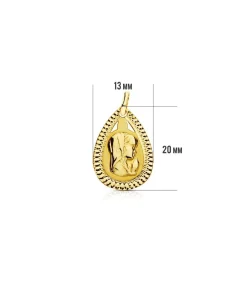 Medalla Virgen Niña Gota 18 Ktes<Alda Joyeros Best Sale