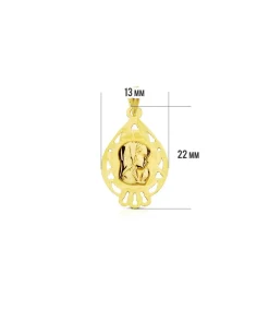 Medalla Virgen Niña Gota 18 Ktes<Alda Joyeros Discount