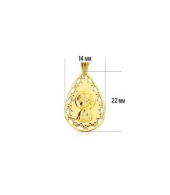 Medalla Virgen Niña Gota 18 Ktes<Alda Joyeros Cheap