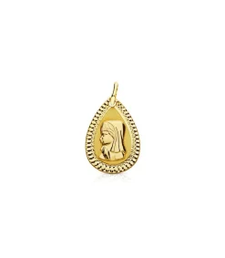 Medalla Virgen Niña Gota 18 Ktes<Alda Joyeros Shop