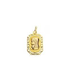 Medalla Virgen Niña Marco 18 Ktes<Alda Joyeros Shop