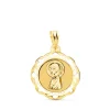 Medalla Virgen Niña Orla 18 Ktes 18 Mm<Alda Joyeros New