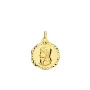 Medalla Virgen Niña Oro 18K 16Mm Talla Oracion<Alda Joyeros Flash Sale