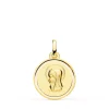 Medalla Virgen Niña Oro 18K 16Mm Bisel<Alda Joyeros Flash Sale