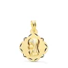 Medalla Virgen Niña Pandereta Oro Amarillo 9K 16Mm<Alda Joyeros Cheap