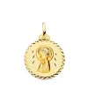 Medalla Virgen Niña Talla 18 Ktes 20 Mm<Alda Joyeros Hot