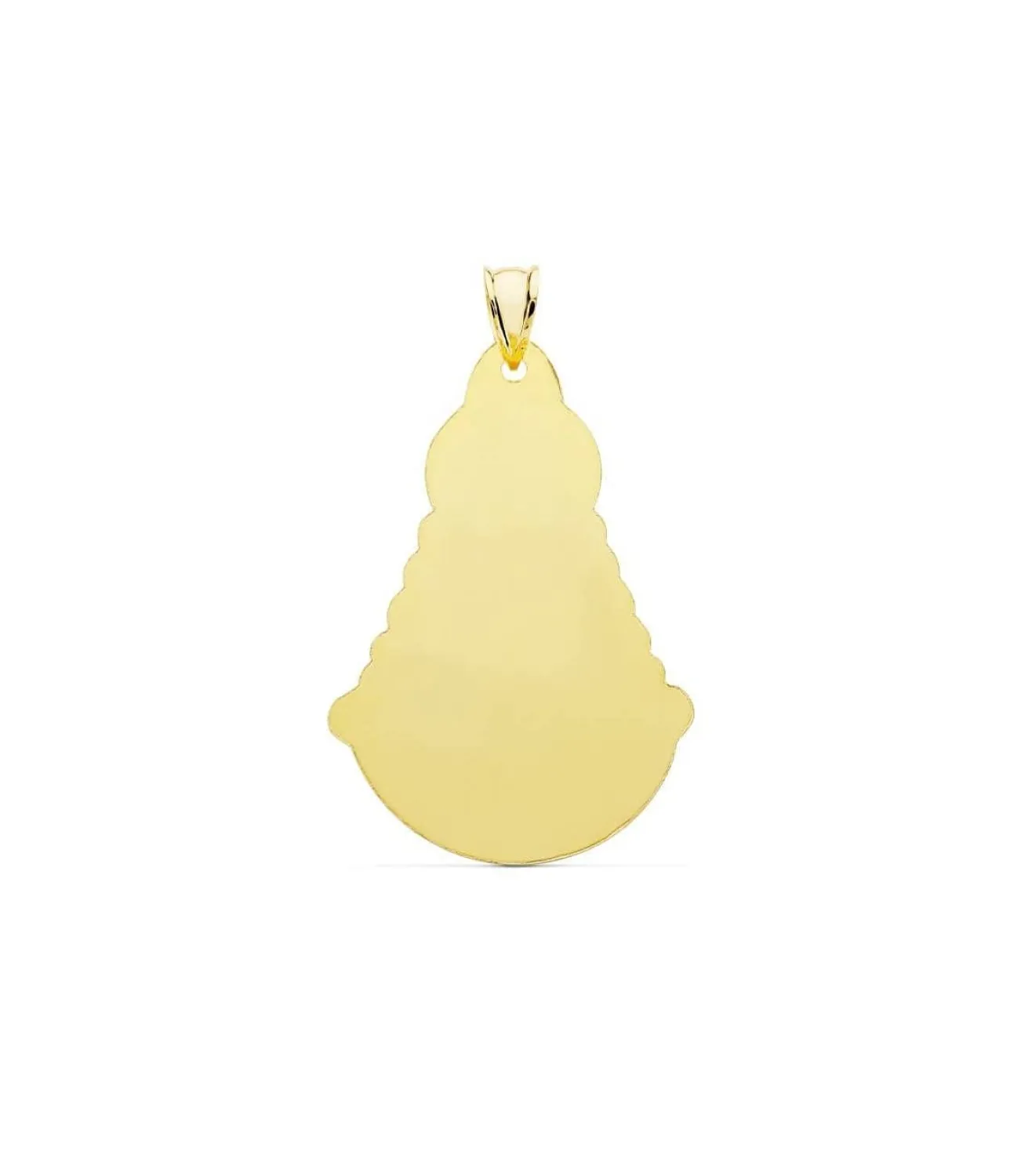 Medalla Virgen Rocio Silueta Oro 18K 40Mm<Alda Joyeros Hot