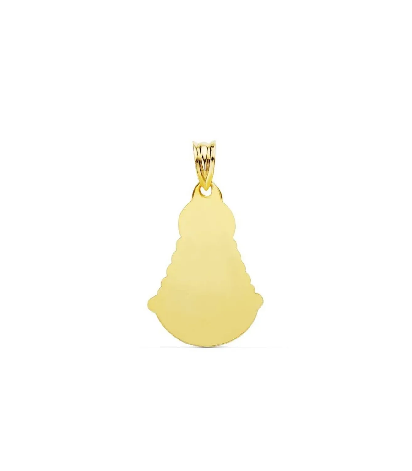 Medalla Virgen Rocio Silueta Oro 18K 25Mm<Alda Joyeros Cheap