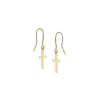 Pendiente Oro Amarillo Cruz 18 Ktes<Alda Joyeros New