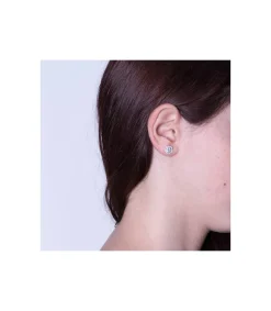 Pendiente Oro Blanco Celia 18 Ktes<Alda Joyeros Online