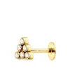 Pendiente Piercing Oro Amarillo 18K Triangulo<Alda Joyeros Outlet
