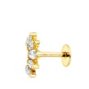 Pendiente Piercing Oro Amarillo 18K Marquis<Alda Joyeros Cheap