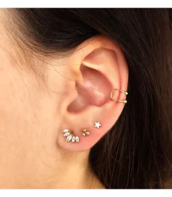 Pendiente Piercing Oro Amarillo 18K Marquis<Alda Joyeros Cheap