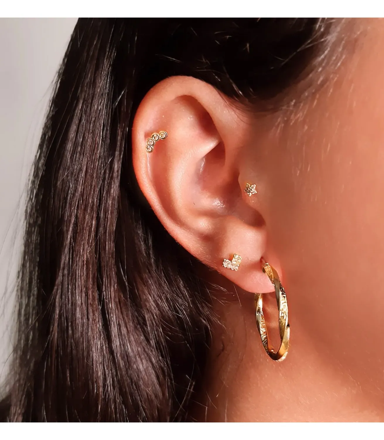 Pendiente Suelto Trepador Mini Oro Amarillo 18K<Alda Joyeros Best Sale