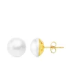 Pendientes Ah Young Perla Japonesa Mabe Oro Amarillo 18 K 11,5Mm<Alda Joyeros Cheap