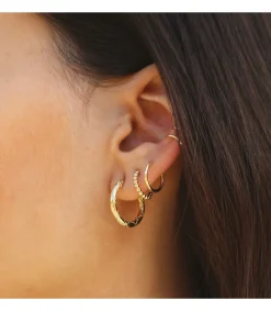 Pendientes Aros Bolitas Oro Amarillo 18K<Alda Joyeros Outlet