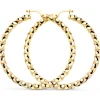 Pendientes Aros Gallonados Oro 9K 41 Mm<Alda Joyeros Outlet