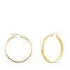 Pendientes Aros Oro 9K 28 Mm Greca<Alda Joyeros Best Sale
