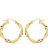 Pendientes Aros Oro 9K 26X3Mm Gallonados<Alda Joyeros Online