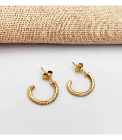 Pendientes Aros Piedras Oro Amarillo 18K<Alda Joyeros Cheap