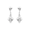 Pendientes Azahar Oro Blanco 18K Lapidados<Alda Joyeros Online