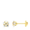 Pendientes Bebé Oro 18K Emily Circonita 5Mm<Alda Joyeros Outlet