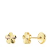 Pendientes Bebé Oro 18K Flor Tallados 5Mm<Alda Joyeros Discount