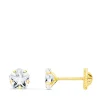 Pendientes Bebé Oro 18K Millie Circonita 5Mm<Alda Joyeros Best