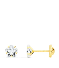 Pendientes Bebé Oro 18K Millie Circonita 5Mm<Alda Joyeros Best