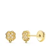 Pendientes Bebé Oro 18K Trebol 5.5Mm<Alda Joyeros Cheap