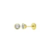Pendientes Bebé Paola Chaton 4Mm<Alda Joyeros Hot